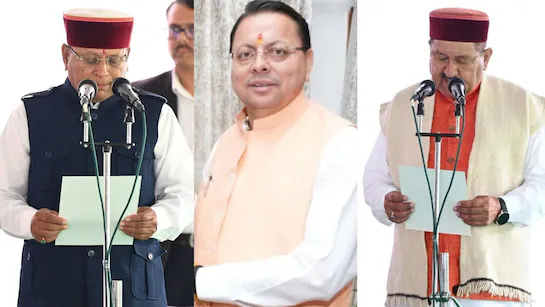 Uttarakhand News- पद भी बढ़ा और कद भी: धामी कैबिनेट में बनाए गए 5 नए मंत्री, जानिए किसे-किसे किया गया शामिल…..